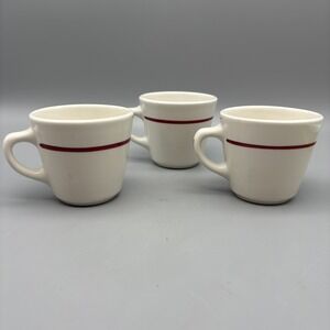 Vintage Homer Laughlin Best China Restaurant Ware Diner Coffee Cups Mugs Set Of3